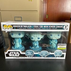 Star Wars Force Ghost 3-Pack GITD (Amazon Exclusive) Funko Pop